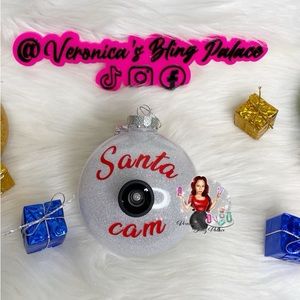 Moonstone Santa Cam Ornament